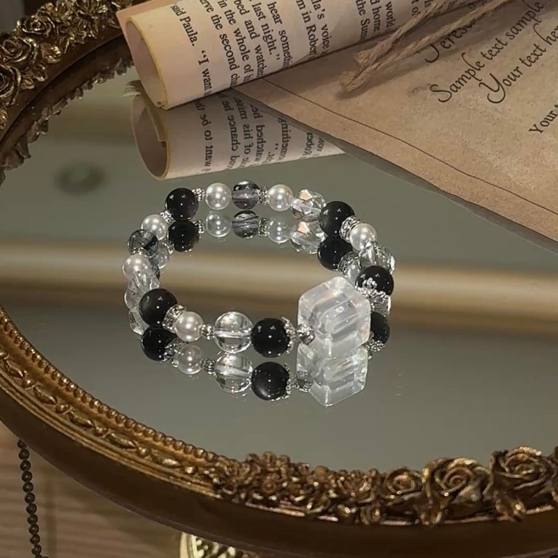 夜之烬 - 招财 / 防小人 / 避邪 / 自信 / 健康 - 手链/手环 - 宝石 多色