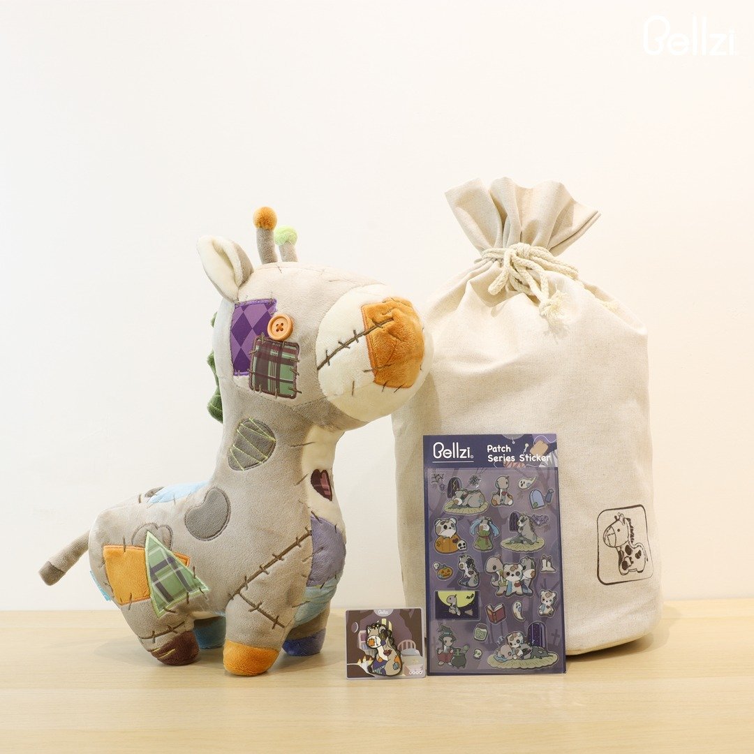 (加购组)Bellzi  | Limited Edition Patch Giraffi 补丁长颈鹿 - 玩偶/公仔 - 其他人造纤维 卡其色