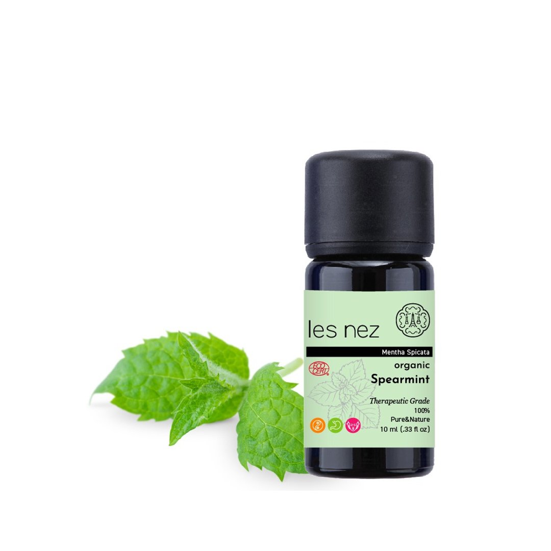 【Les nez 香鼻子】天然有机单方绿薄荷精油 10ML - 香薰/精油/线香 - 精油 黑色