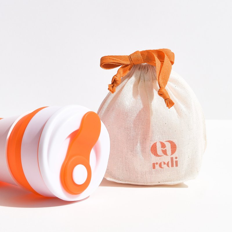 Collapsible Silicone Cup- THURSDAY CUP - 其他杯子 - 硅胶 橘色
