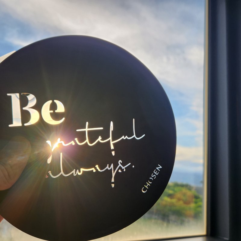 【Be Grateful Always】铁艺字 - 摆饰 - 其他金属 黑色