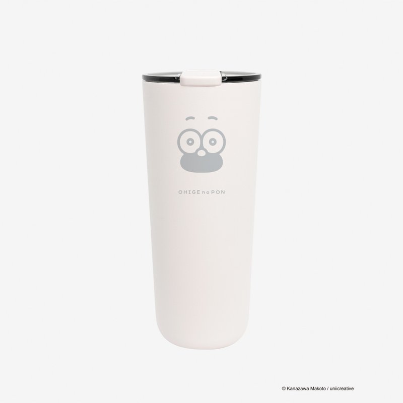 iN Z 饮料杯 - 胡子碰碰脸款 - 水瓶/水壶 - 不锈钢 白色