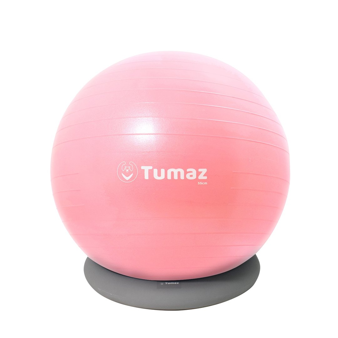【Tumaz月熊】瑜珈球的家 | 充气式瑜珈球座 - 运动配件 - 橡胶 灰色