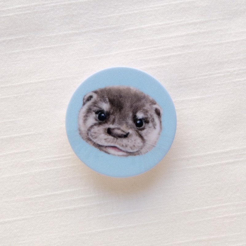 水獭款/台湾黑熊款/手机气垫支架 - 手机配件 - 塑料 多色