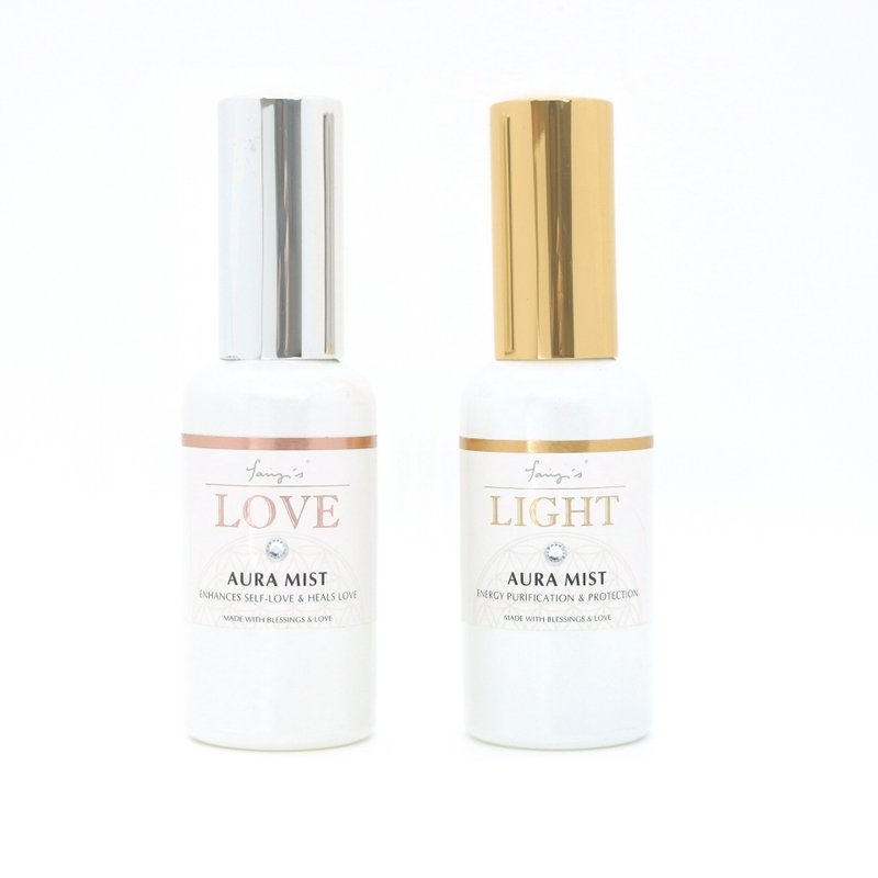 LOVE & LIGHT 气场喷雾组合 - 香薰/精油/线香 - 其他材质 金色