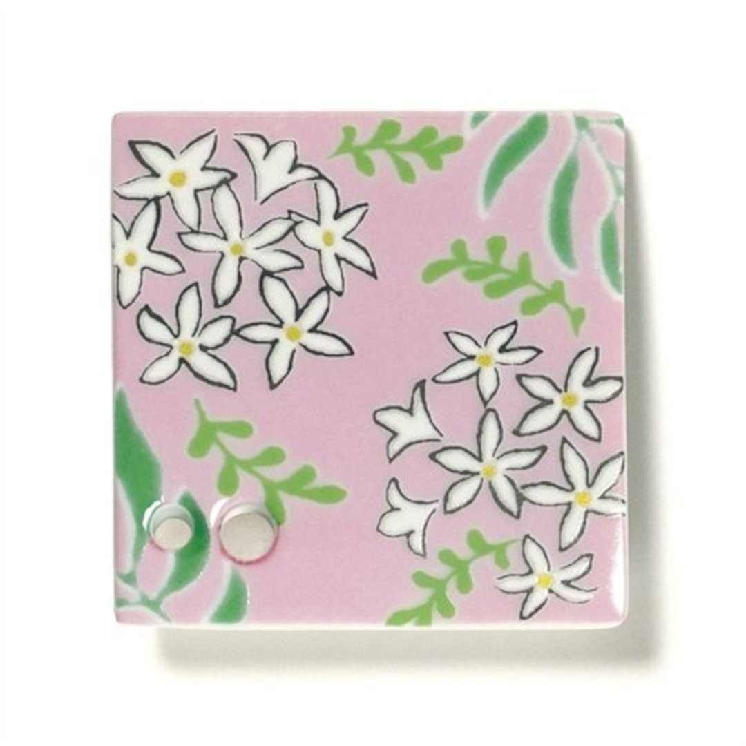 日本【松荣堂】瓷香台 Arabian Jasmine 阿拉伯茉莉 - 香薰/精油/线香 - 瓷 