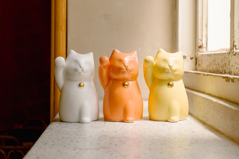 【胖猫扑满】招财猫 存钱筒 礼物  招财 开店礼 送礼 - 摆饰 - 其他金属 多色
