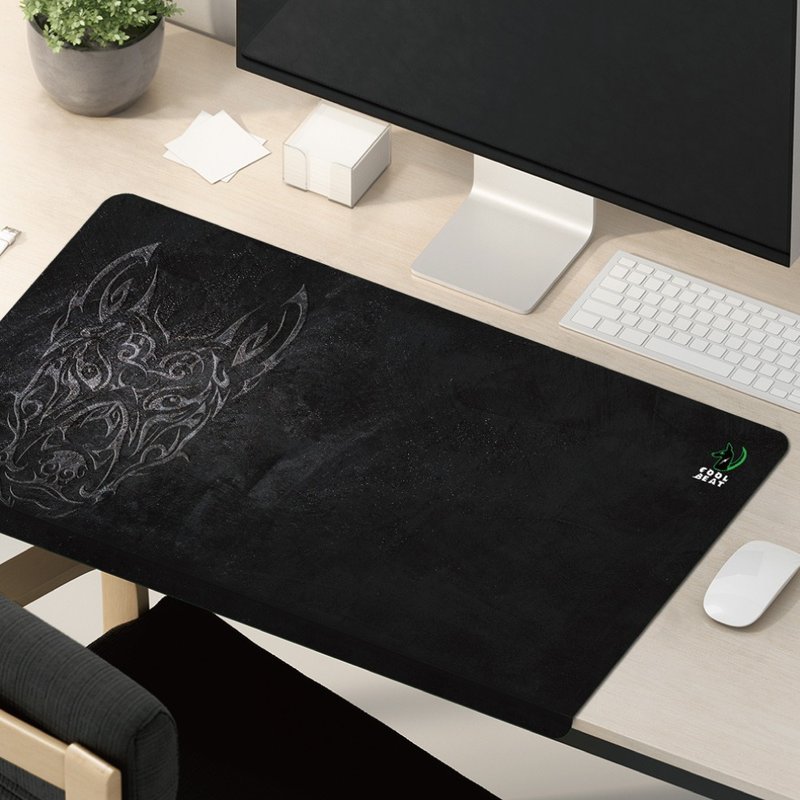 【rubber anne】20秒進階瞬吸 軟式珪藻土吸水地墊 窗花(60x40cm) - 鼠标垫 - 其他材质 黑色