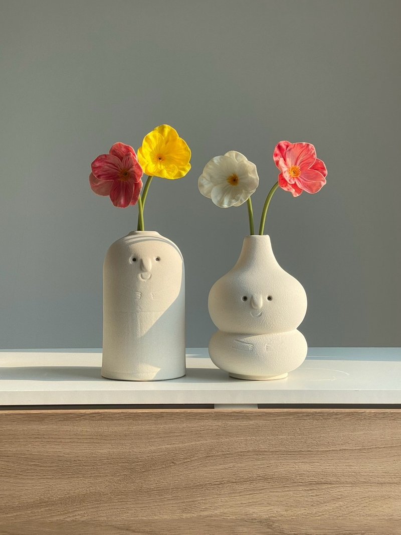 陶瓷花瓶 V-01 和 V-02 - 摆饰 - 陶 