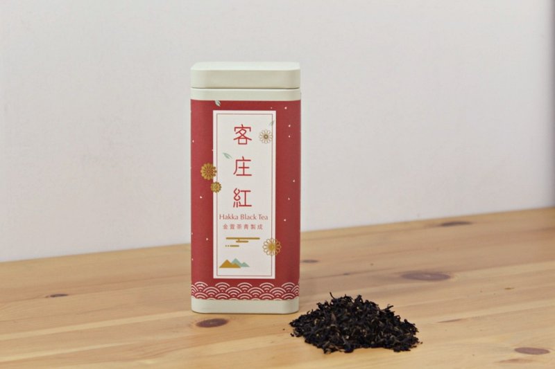 【有好食茶】客庄红(金萱红茶) 小叶红茶 茶罐 - 茶 - 其他材质 红色