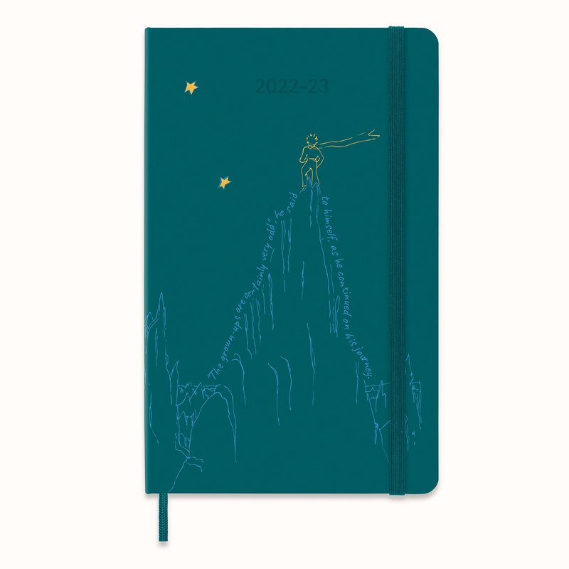 _勿上架_MOLESKINE 2022-23 小王子限量周记 18M L 型 山景 - 笔记本/手帐 - 纸 蓝色