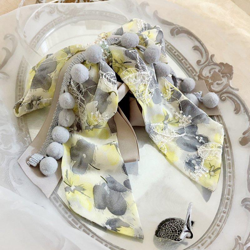 丝巾式仙女夹/鲨鱼夹 香蕉夹 发圈 马尾夹 抓夹 边夹 相交夹 压夹 - 发饰 - 其他材质 多色