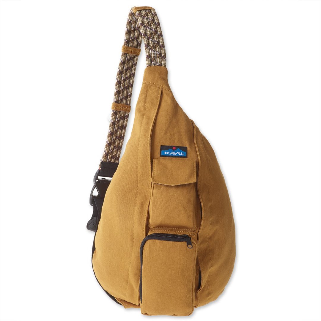 【西雅图 KAVU】Rope Bag 休闲肩背包 菸草 #923 - 侧背包/斜挎包 - 其他材质 咖啡色