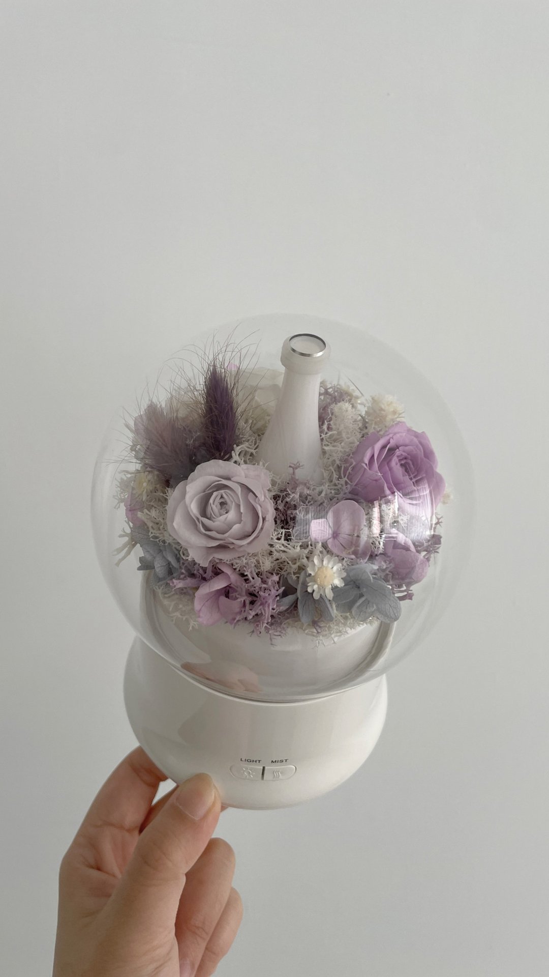 Flora Flower永生花水氧机-紫玫瑰(卡片) - 香薰/精油/线香 - 植物．花 紫色