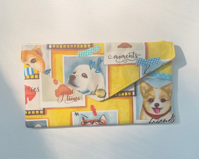 双层收纳袋 口罩收纳袋 防泼水收纳袋 存折收纳袋 小物收纳袋 - 化妆包/杂物包 - 防水材质 白色