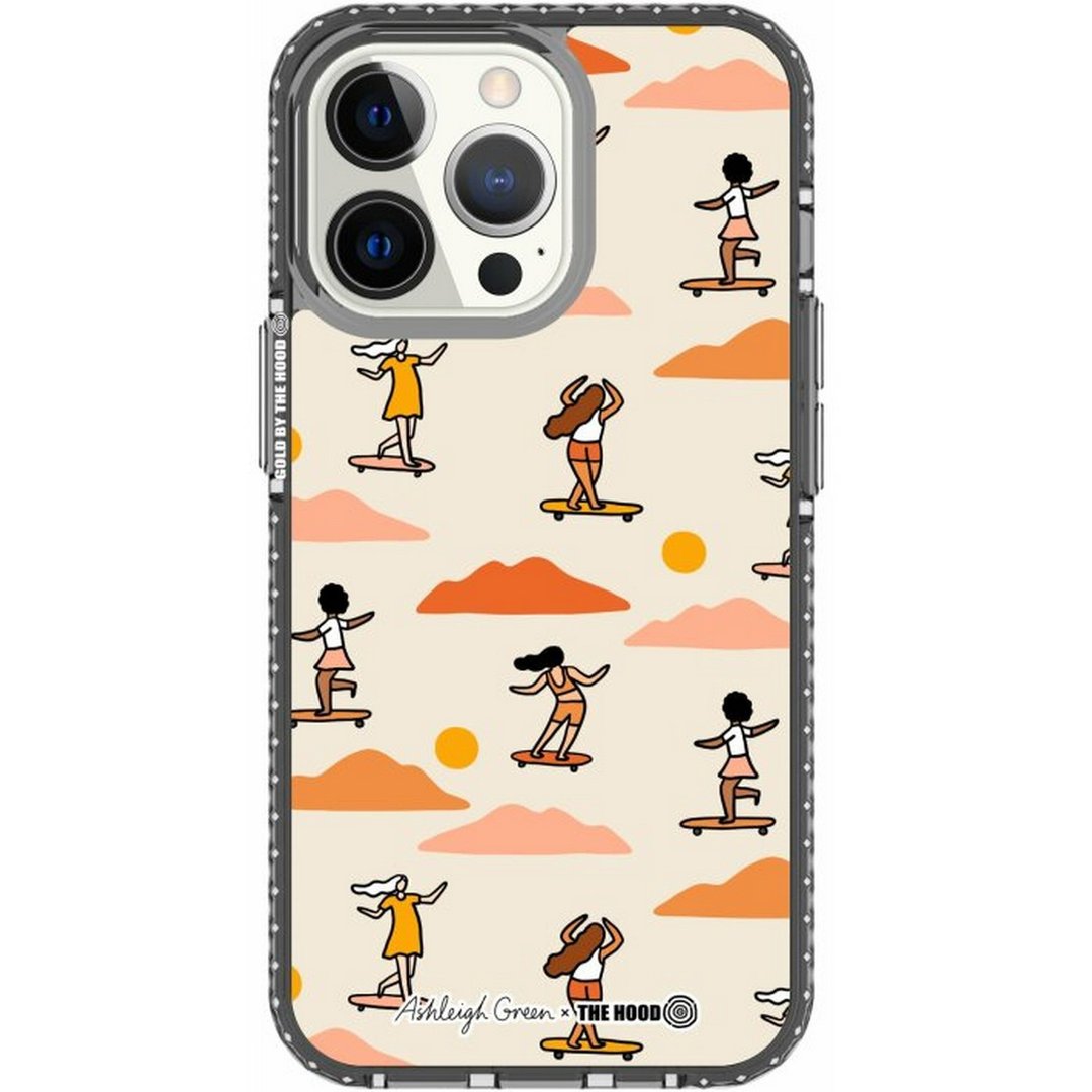 Longboard Dancers iPhone 16 Galaxy S25 十英尺气垫防摔保护壳 - 手机壳/手机套 - 塑料 多色