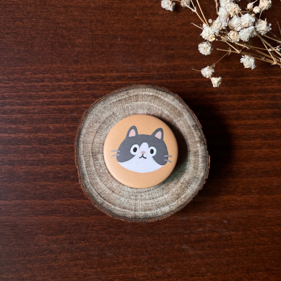 奔驰猫小徽章 - 其他 - 塑料 橘色