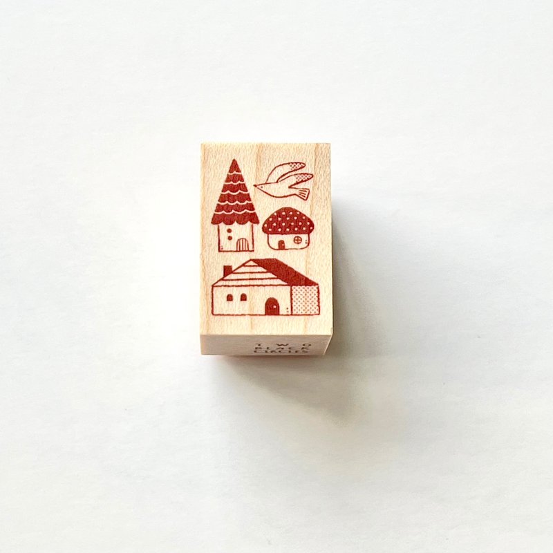 【好时光 印章系列】小屋与小鸟 - 印章/印台 - 塑料 