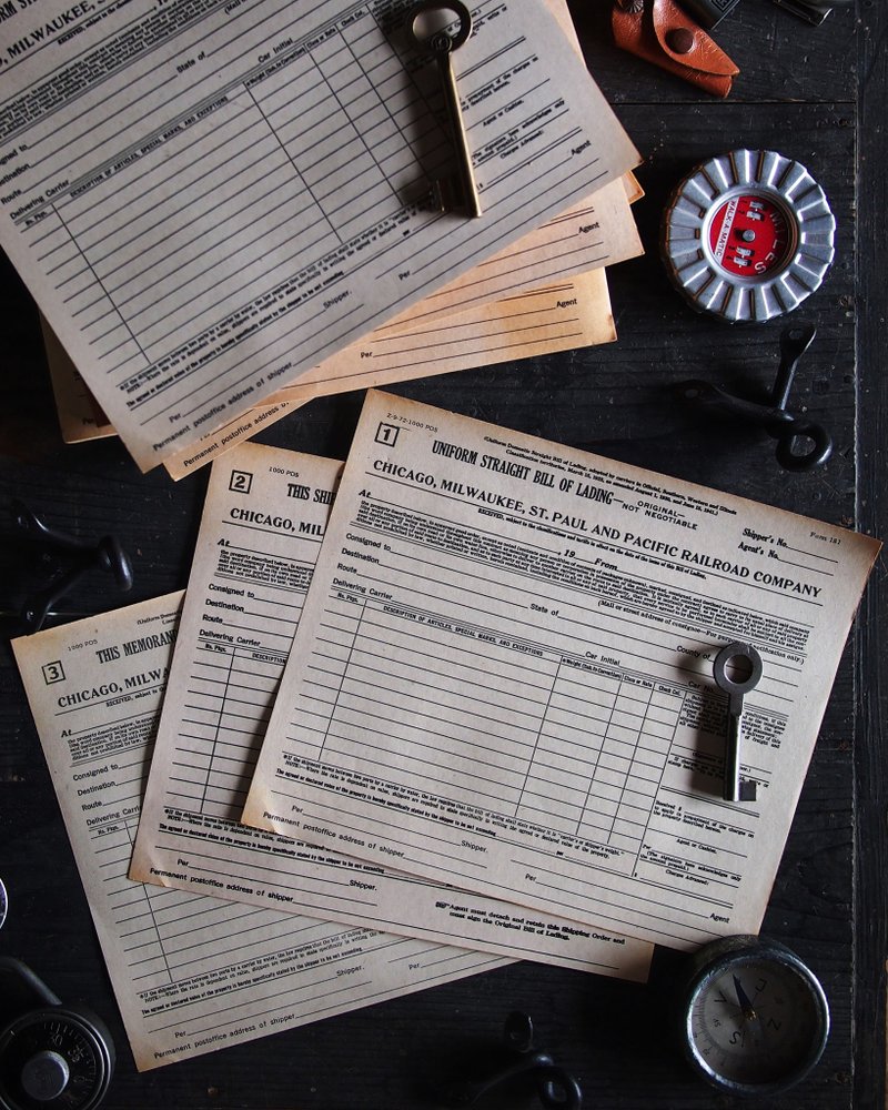 铁路公司的BL -3P- - 其他 - 纸 卡其色