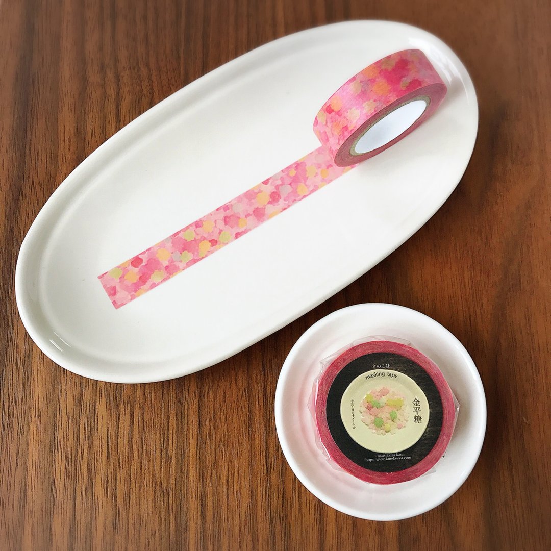 Confetti candy washi tape masking tape paper tape - 纸胶带 - 纸 粉红色