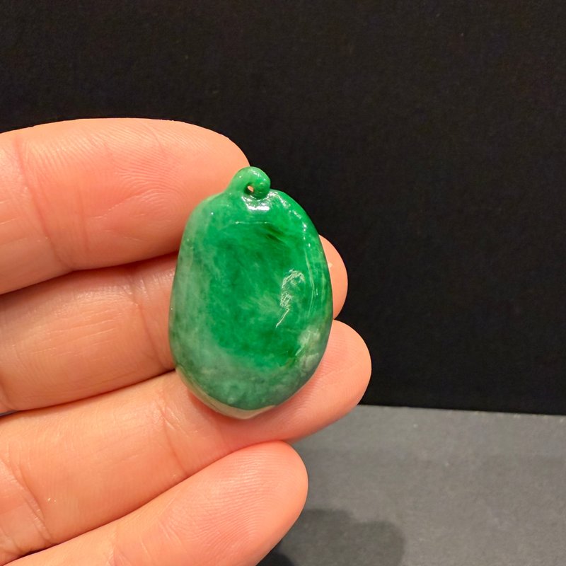 瀚玉珠宝 天然A货翡翠 满绿福瓜 瓜瓞绵延 老坑绿 天然缅甸玉翡翠 - 其他 - 玉石 