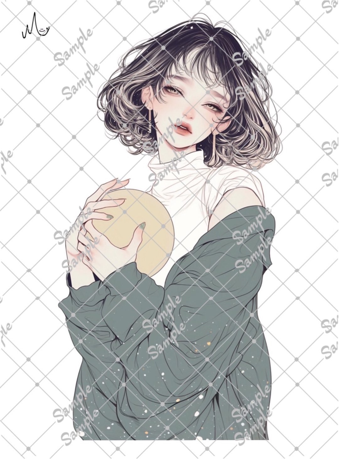 原创人物贴纸 9月新款 - 贴纸 - 纸 