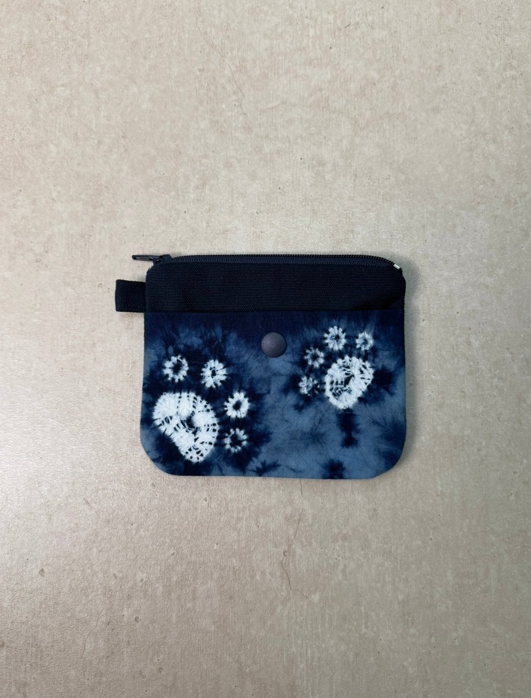 【记忆有限】蓝染拉链零钱包 - 猫掌 - 零钱包 - 棉 蓝色