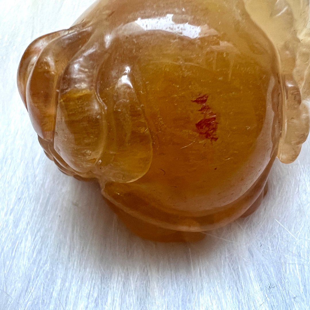 兔毛黄萤石龙龟 | 水晶 | 水晶龙龟 | 水晶摆件 - 摆饰 - 水晶 黄色