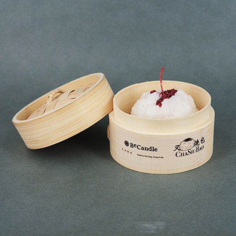 BeCandle 港式点心蜡烛 叉烧包 DIM SUM CANDLES "CHA SIU BAO" - 蜡烛/烛台 - 蜡 