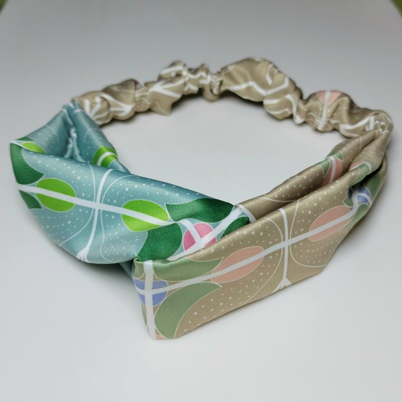 窗花叙事 交叉松紧发带 花砖 原创设计 - 发饰 - 其他人造纤维 多色