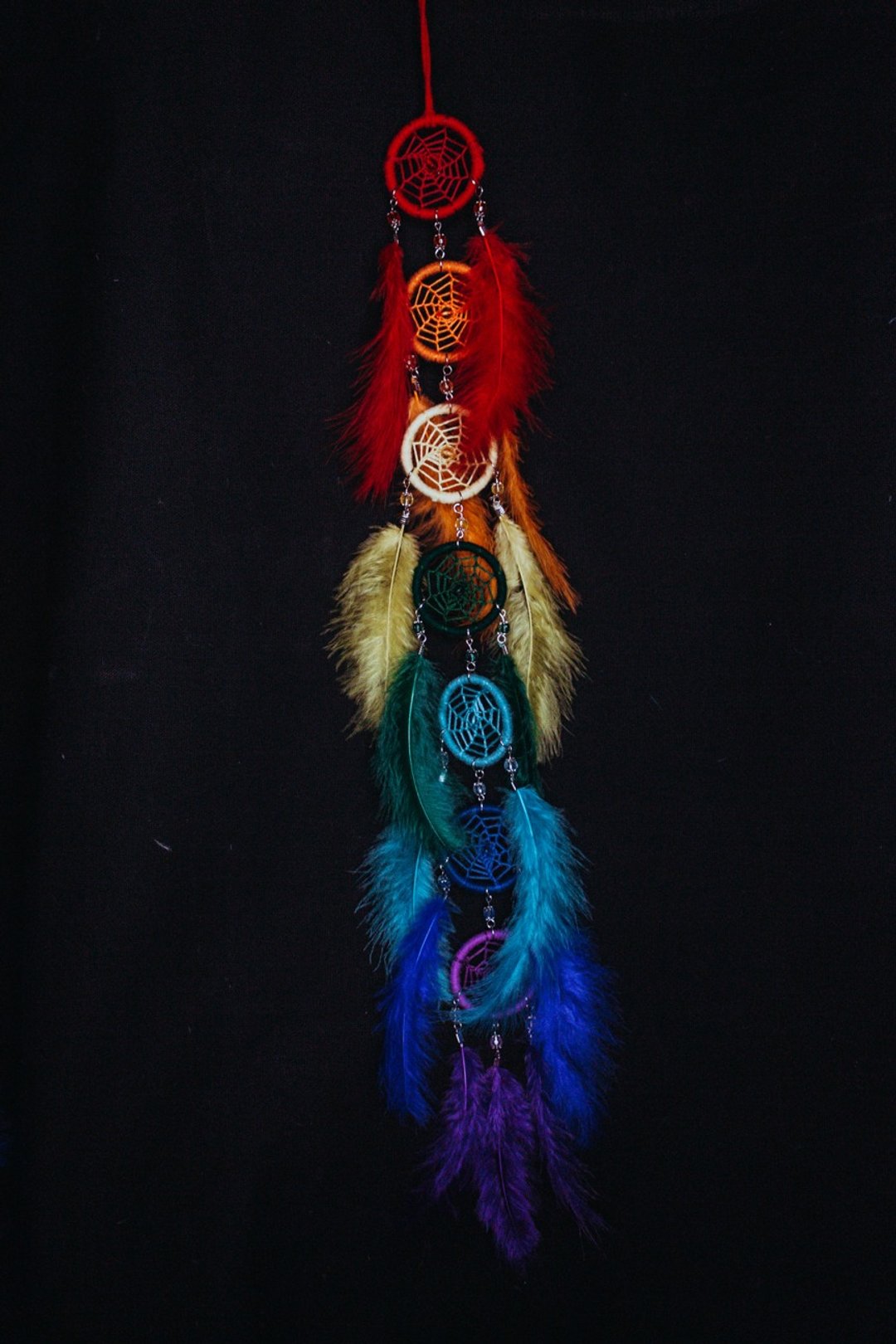 纯手工捕梦网 Handmade Dreamcatcher－【脉轮(蜘蛛网)】 - 摆饰 - 其他材质 多色