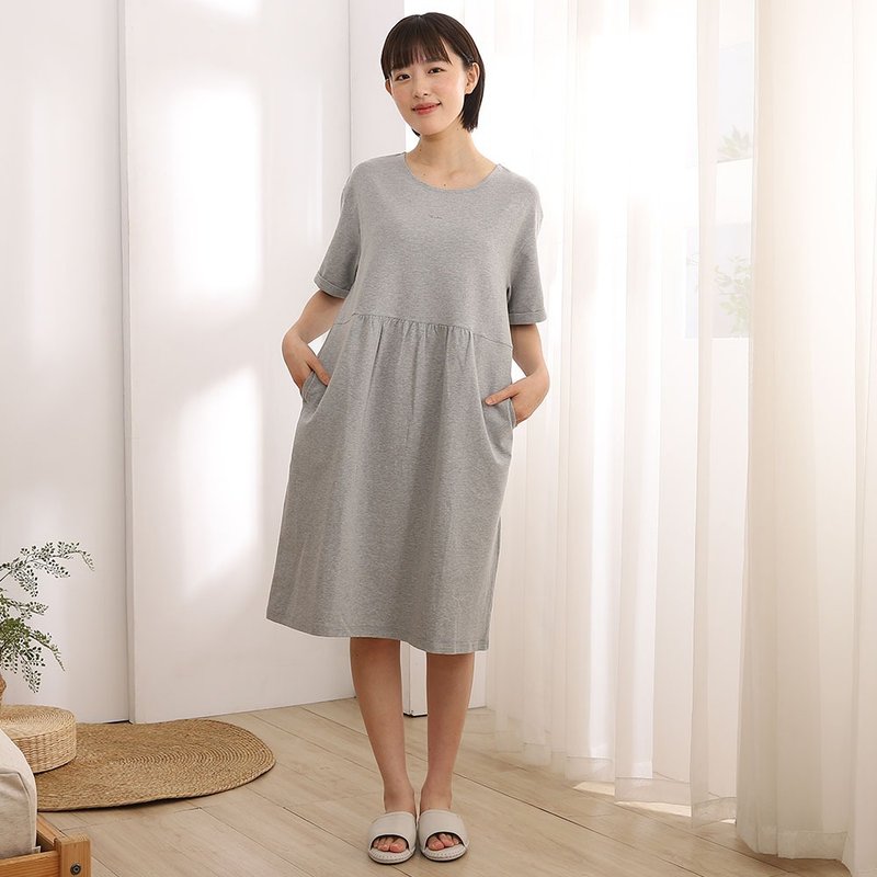 MIT有机棉连身洋装 -共2色 - 居家服/睡衣 - 棉．麻 多色