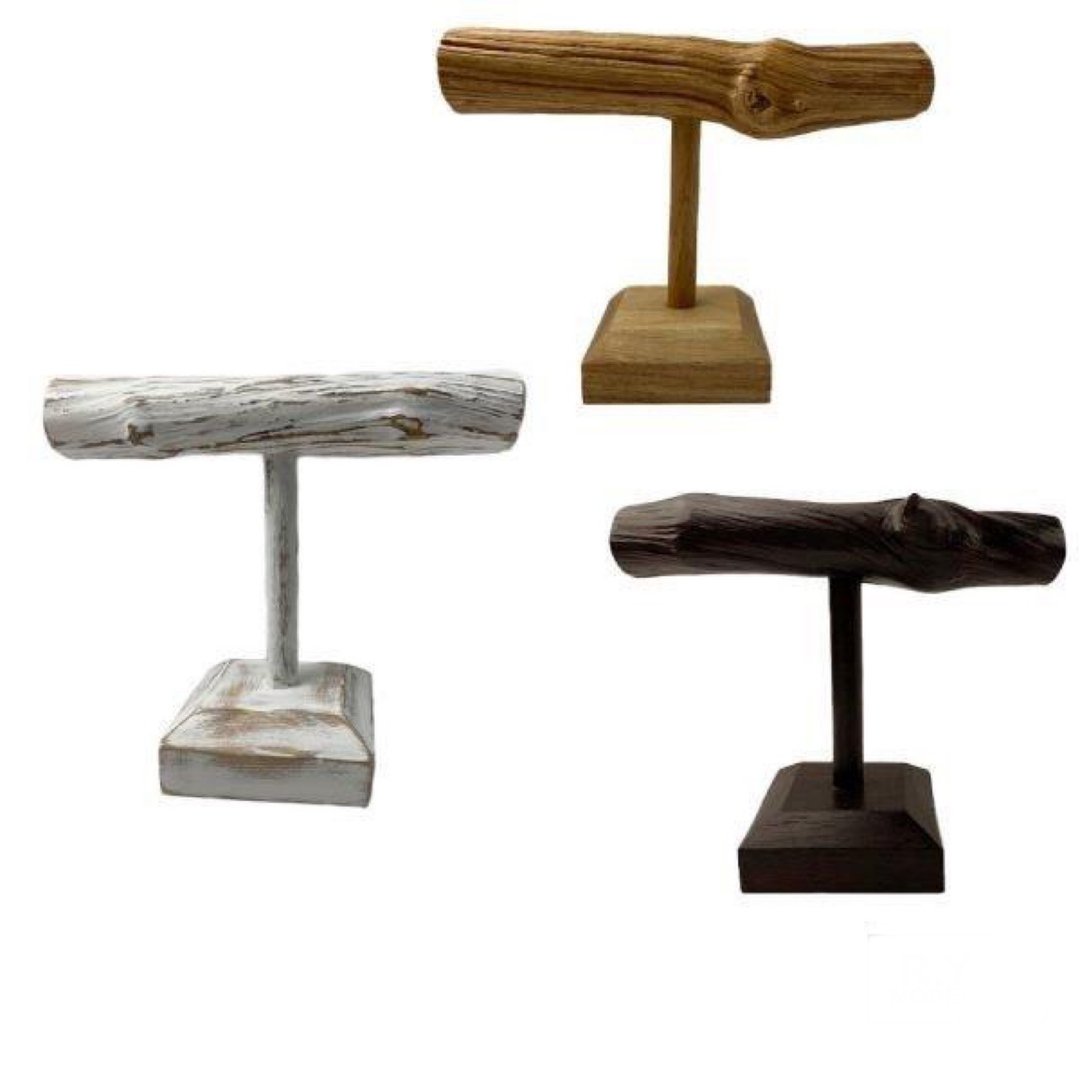 Bracelet Stand Driftwood 3color - 收纳用品 - 木头 白色