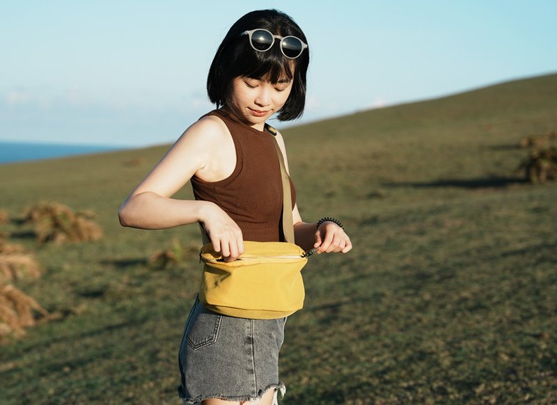 2is TB30AY 野餐包 斜背包 户外包 简约旅行 - 侧背包/斜挎包 - 其他人造纤维 黄色