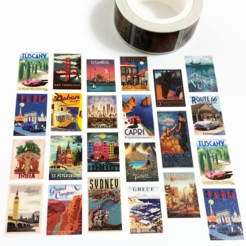 纸胶带 天涯海角 - 纸胶带 - 纸 