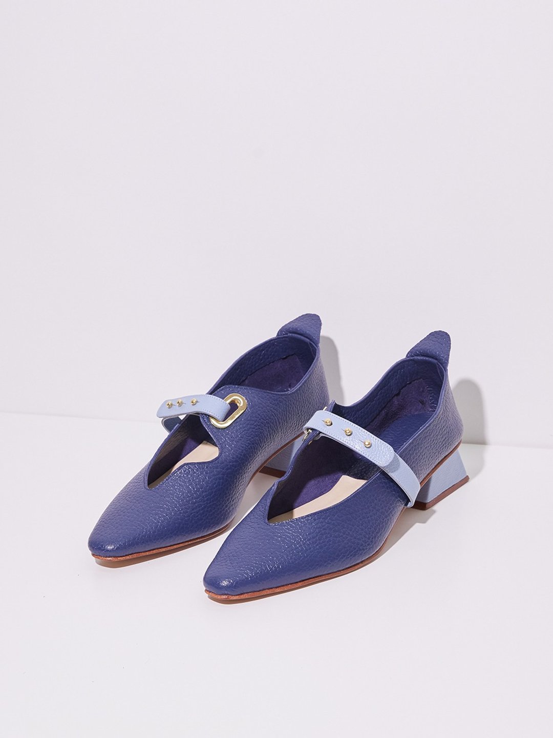 3.3 THE RETOUR HEEL / OCEAN - 女款休闲鞋 - 真皮 