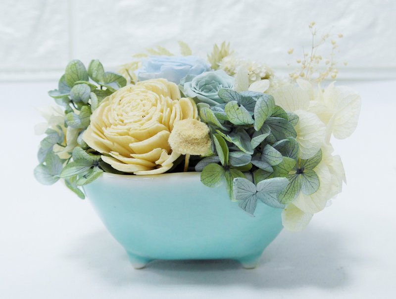 情人节礼物花束 结婚捧花毕业谢师礼物生日毕业礼物|DIY材料包七 - 植栽 - 植物．花 蓝色