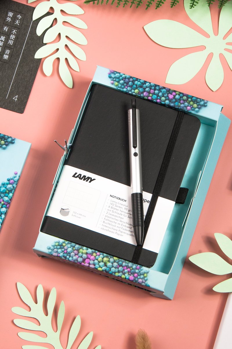 【雷雕刻字】独家 / LAMY 钢珠笔 A6 钢笔用笔记本礼盒 - TIPO339 - 钢珠笔 - 铝合金 多色