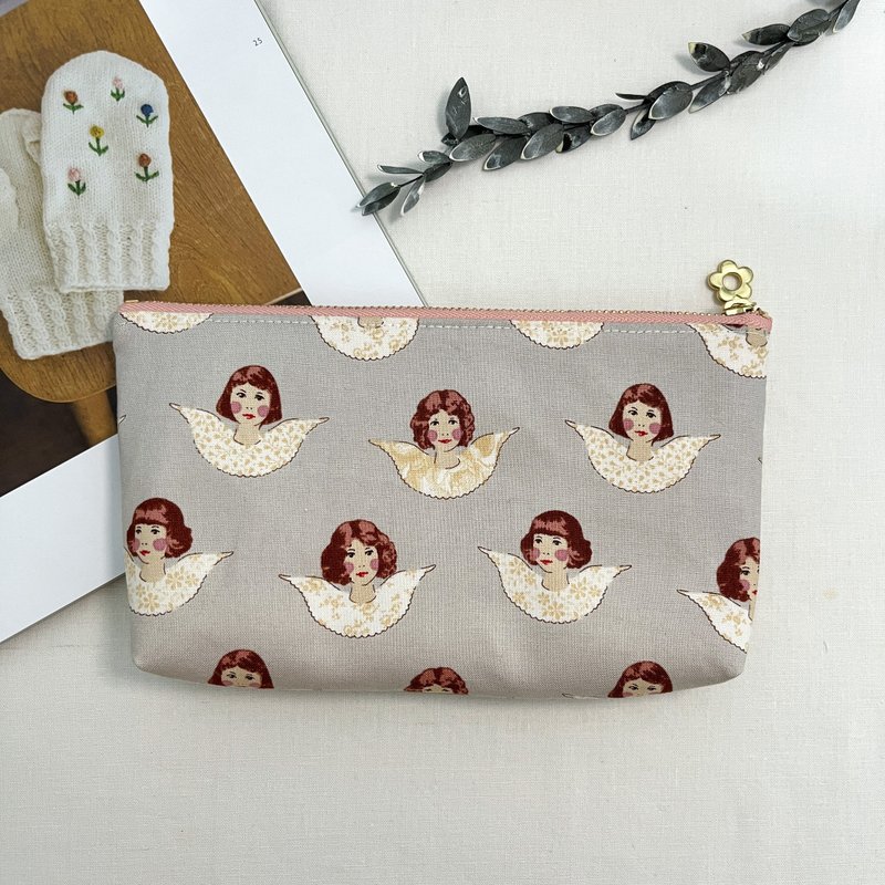 洋娃娃 | 收纳包 拉链包 小物包 化妆包 - 化妆包/杂物包 - 棉．麻 多色