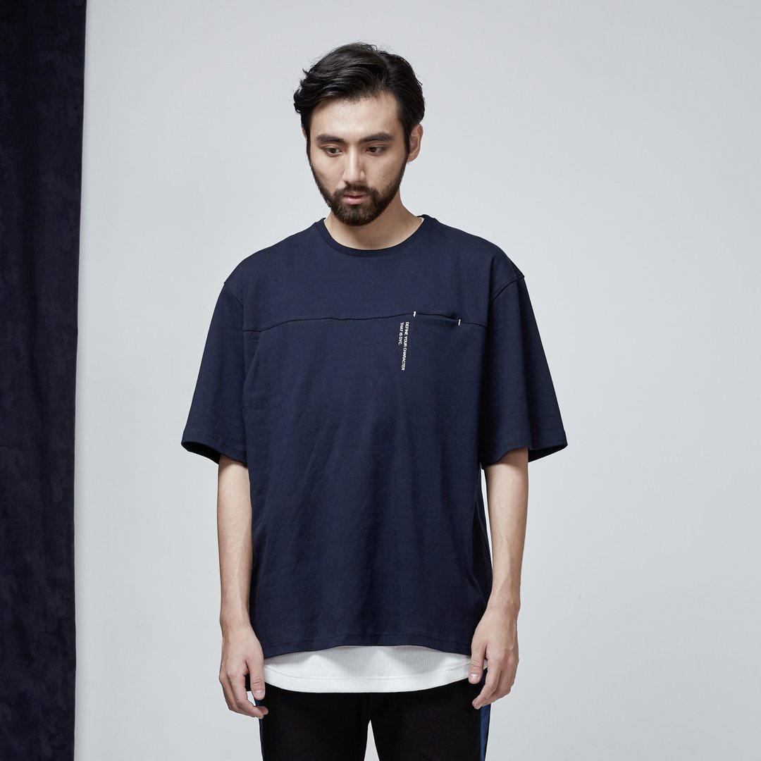 DYCTEAM - Fifth Tee | Blue - 男装上衣/T 恤 - 棉 蓝色