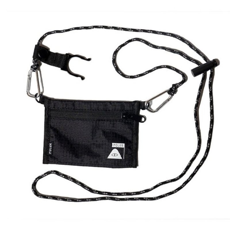 日本限定 POLER STUFFABLE DRINK POUCH 风格饮品水瓶小包 黑 - 侧背包/斜挎包 - 尼龙 黑色