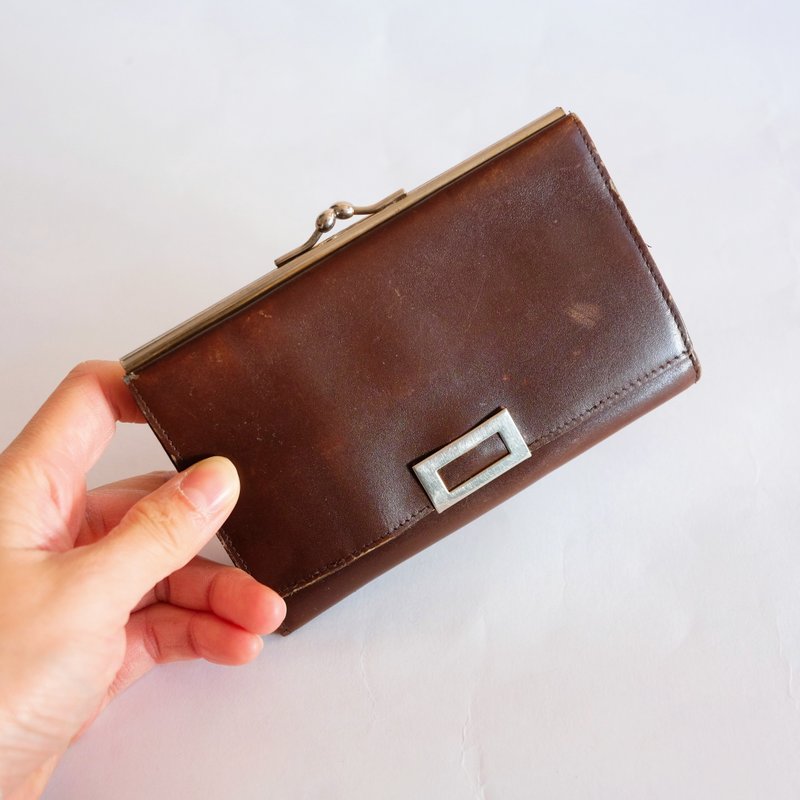 法国复古 Le Tanneur 深啡色真皮银包 - 皮夹/钱包 - 真皮 咖啡色