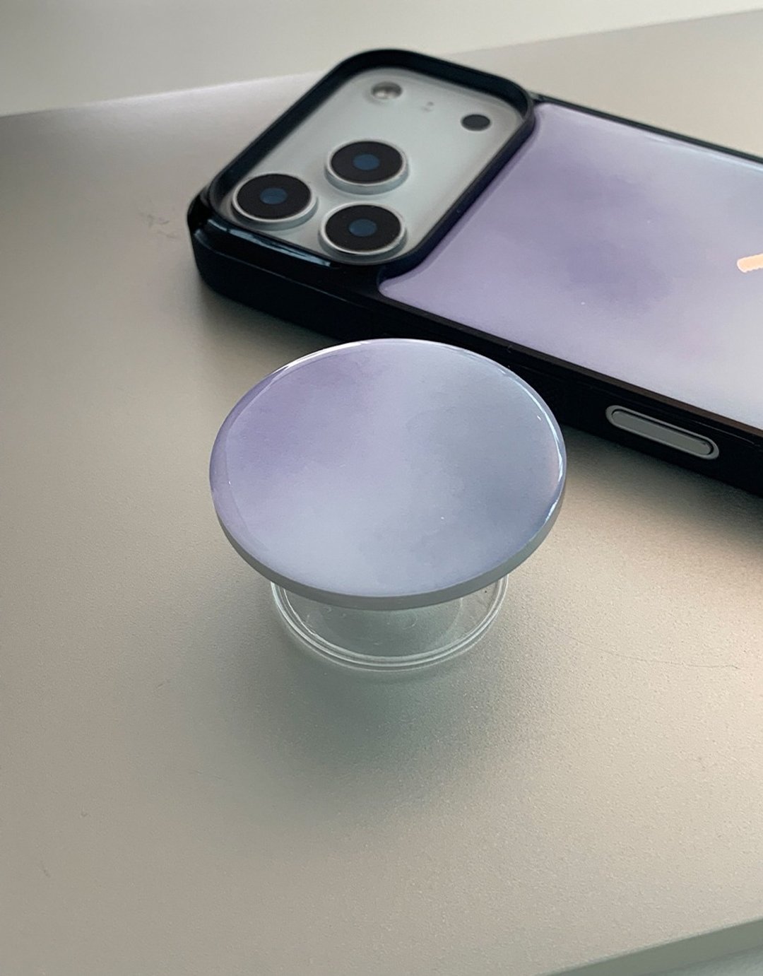 Misty Lavender epoxy iphone phone grip magsafe - 手机配件 - 其他材质 紫色