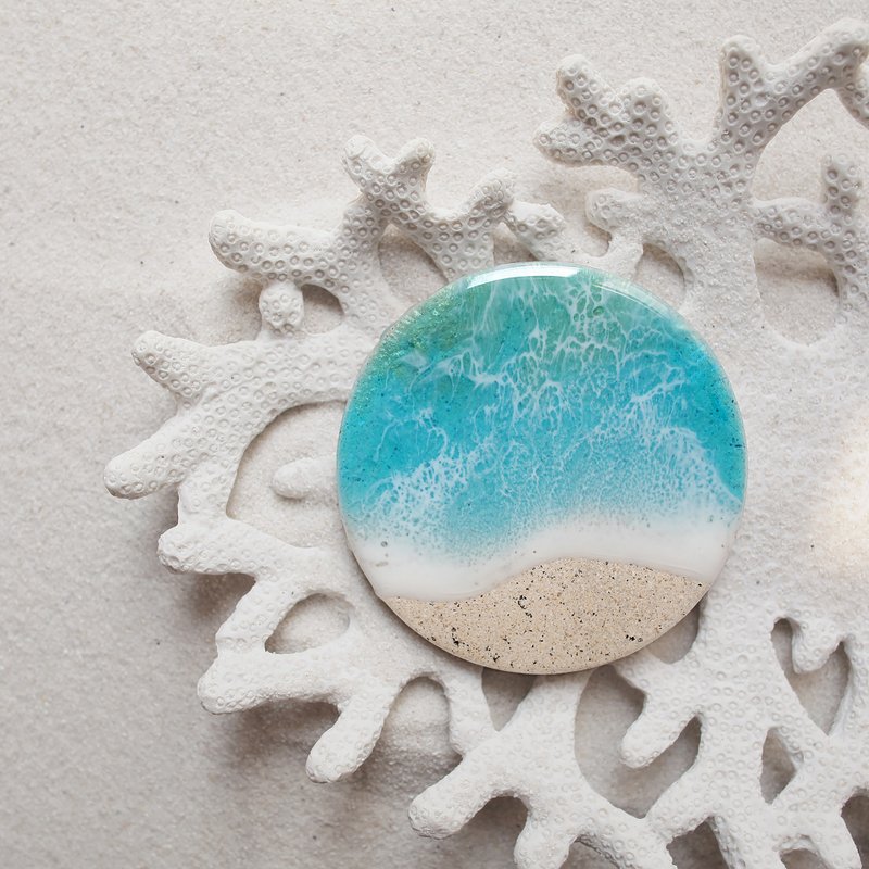 Osena 爱尼岛 |杯垫。饰盘。蜡烛盘| 海洋杯垫系列 - 摆饰 - 树脂 蓝色