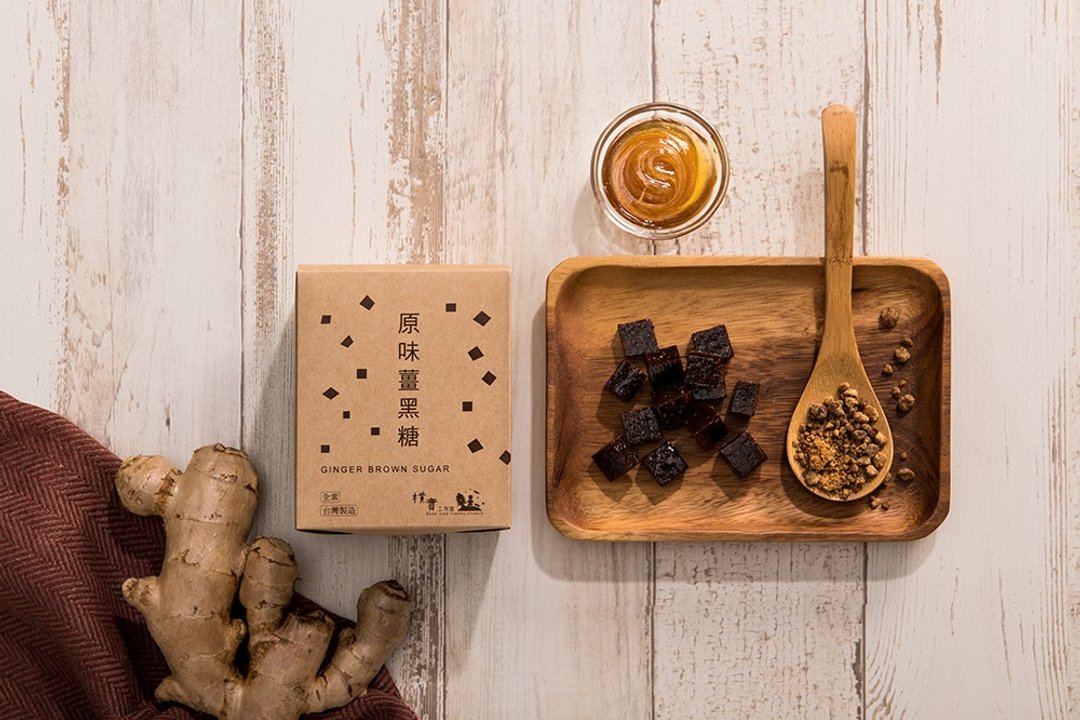 原味姜黑糖-牛皮纸盒装【朴实工作室】 - 零食/点心 - 其他材质 