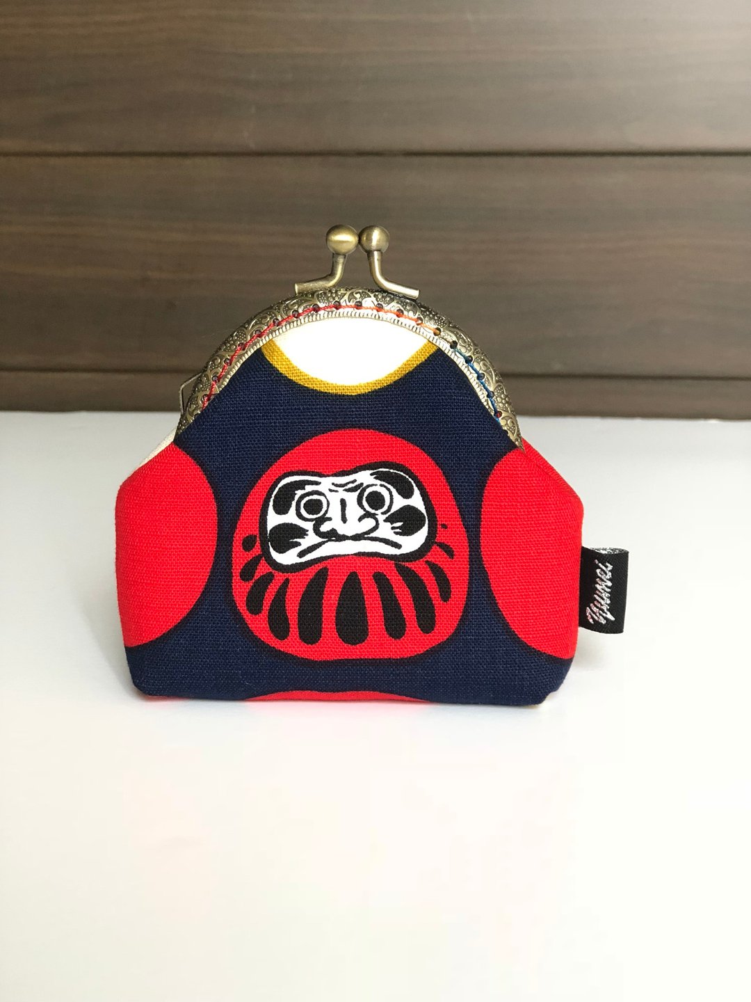 福神口金包、零钱包 - 零钱包 - 棉．麻 红色