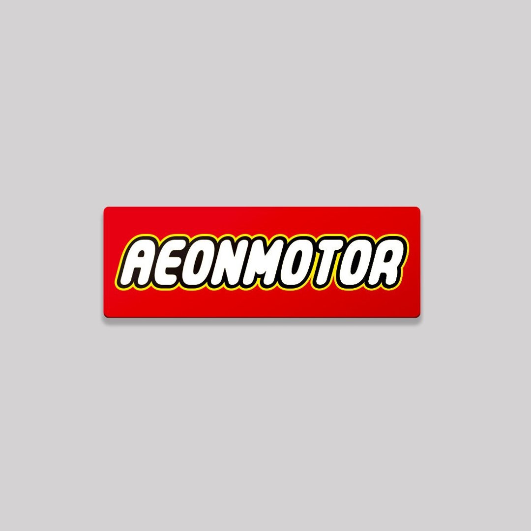 AEONMOTOR/TOY/铝牌饰贴 SunBrother孙氏兄弟 - 贴纸 - 铝合金 红色