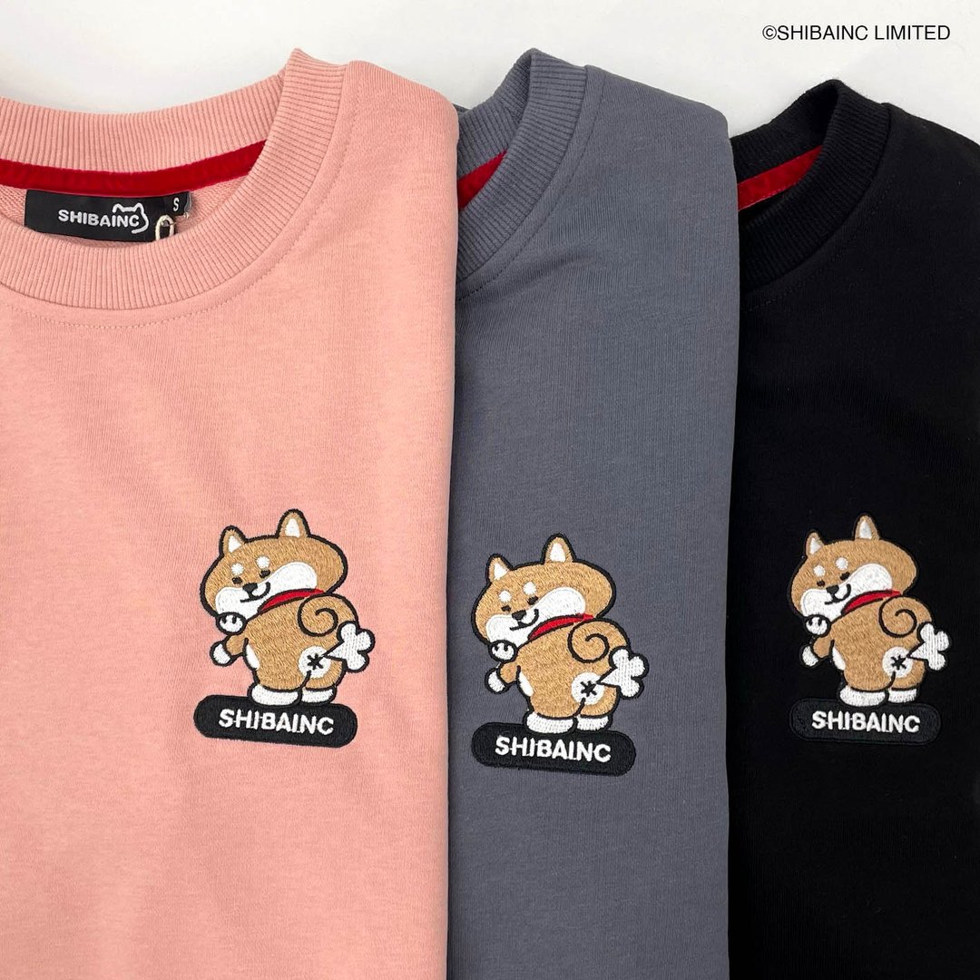 SHIBAINC 柴犬工房 可爱屁屁 呠呠呠雪比卫衣 - 男士长裤 - 棉．麻 粉红色