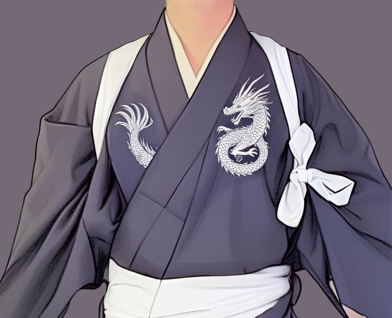 超长和服腰带/和服穿着工具/襷/210-300厘米/100%纯棉/ 和服腰纽 - 皮带/腰带 - 棉．麻 白色