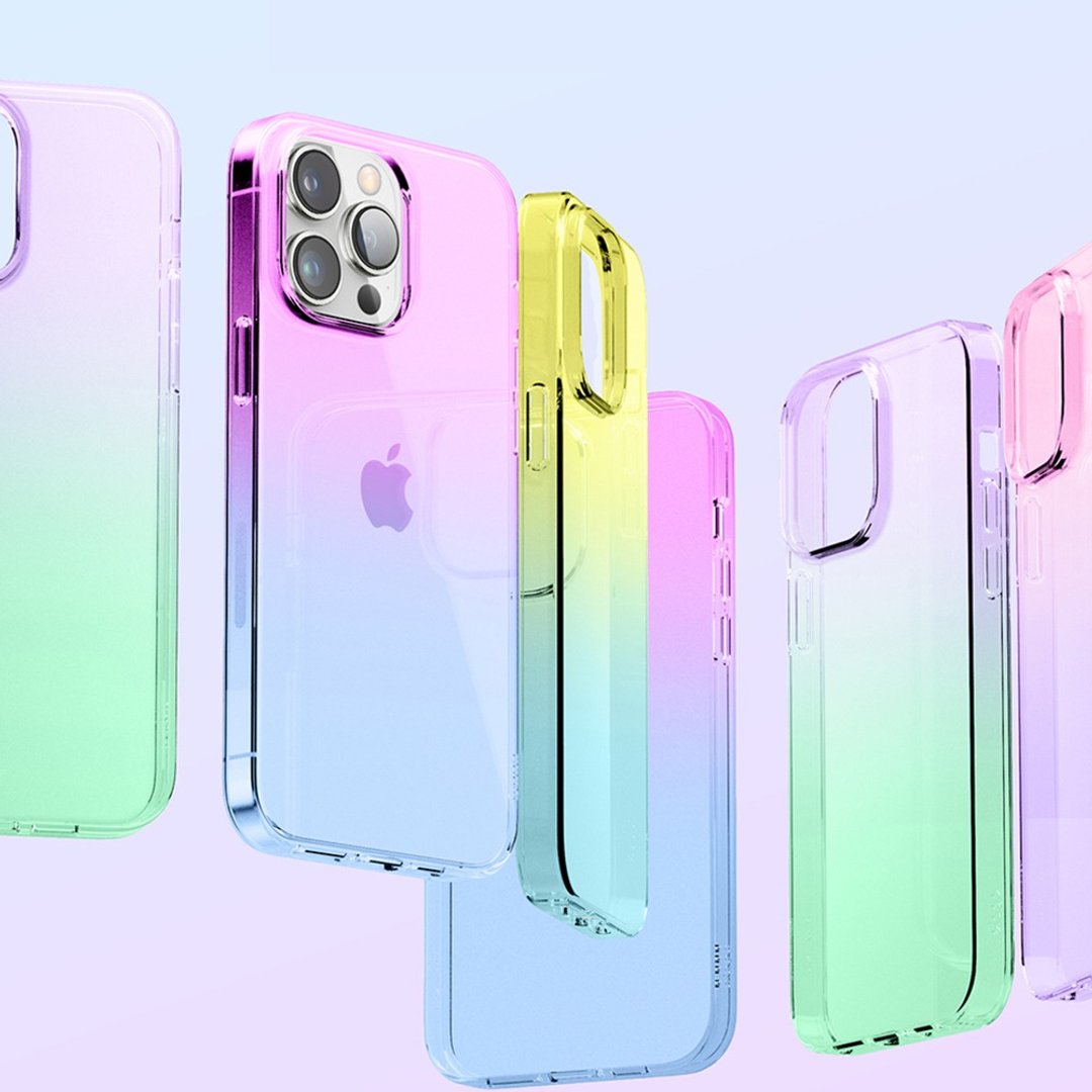 iPhone 14 Pro/Pro Max Aurora极光女神透明手机壳 - 手机壳/手机套 - 塑料 多色